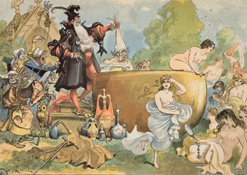 "O Fut disse a Pantagruel que ele estava reconstruindo o antigo", 1902